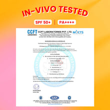 Load image into Gallery viewer, Vitamin C + E Sunscreen, IN-VIVO Tested SPF 50+ PA++++